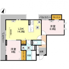 センカⅢの間取り図