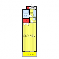 ユースハイムの間取り図