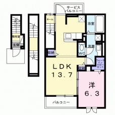 マーレ長崎の間取り図