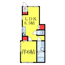 佐崎ハウスの間取り図