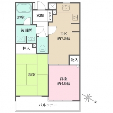 板橋本町グリーンパークの間取り図