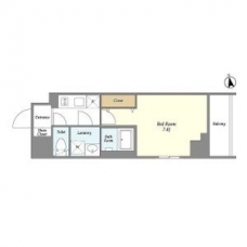 ＢＬＡＵ南池袋の間取り図