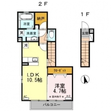 パティオの間取り図