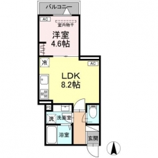 セレスティア関原の間取り図