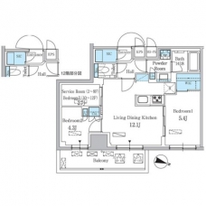 パークアクシス板橋本町ステーションゲートの間取り図