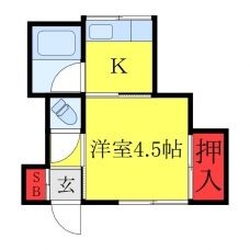 オレンジハウスの間取り図