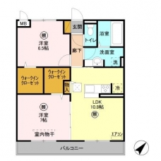 リリオコートの間取り図