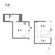 COLLAGE HOUSEの間取り図