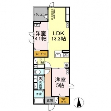 セレスティア六町Ⅱの間取り図