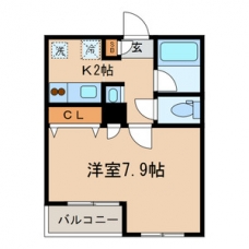 パラシオ北綾瀬の間取り図