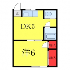 前田マンションの間取り図
