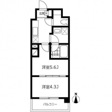 ラポール上板橋の間取り図
