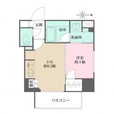 インプルーブ西日暮里の間取り図