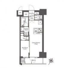 コンフォリア滝野川の間取り図