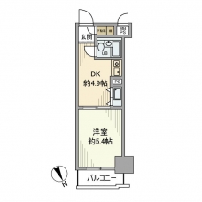 ライオンズマンション板橋の間取り図