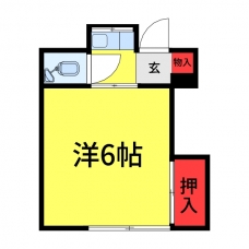 関アパートⅠの間取り図