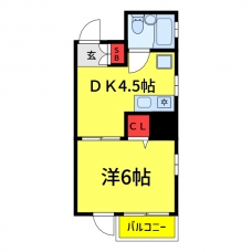ヘリオス378立川の間取り図