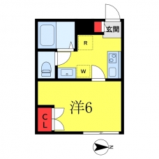 早稲田鶴巻町IMAハウスの間取り図