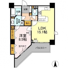 アコール北千住の間取り図