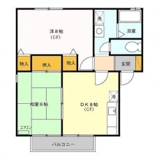 オイコス壱番館の間取り図