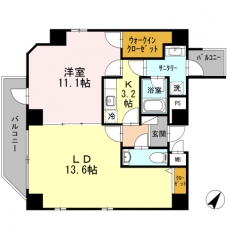 レジデンス・クレド駒込の間取り図