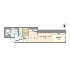 タスキsmart新大塚Ⅲの間取り図