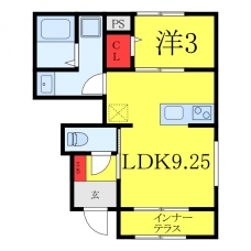 リーブルファイン川口上青木西の間取り図