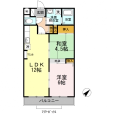ロワール赤塚の間取り図