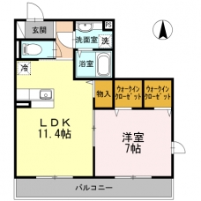 エーデルドルフ　Nr.1の間取り図