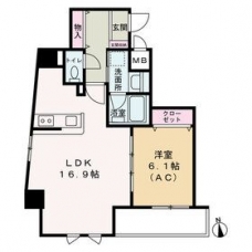 Ｃｏｍｏ　Ｐａｌａｃｉｏ　日暮里の間取り図