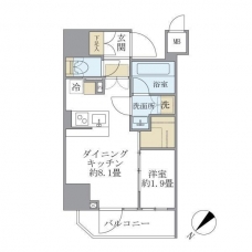 アジールコート町屋の間取り図