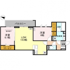 マルシェル館浦和美園の間取り図