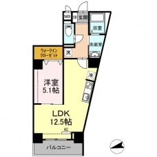 BLESS志村坂上の間取り図