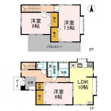 マロンタウン　1番館の間取り図