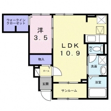 サンライズ　プライムの間取り図
