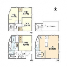 Kolet扇大橋#04の間取り図