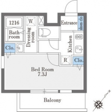 ＬａＤｏｕｃｅｕｒ巣鴨Ｅａｓｔの間取り図