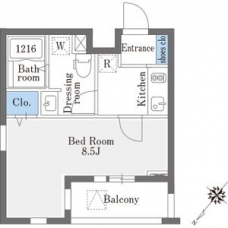 ＬａＤｏｕｃｅｕｒ巣鴨Ｅａｓｔの間取り図