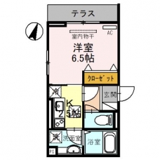 エストリヴィエール東川口の間取り図