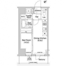 コンフォリア東池袋ＥＡＳＴの間取り図
