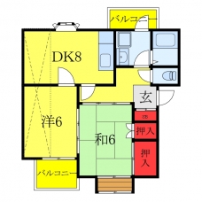 メゾンGPの間取り図