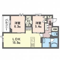 ヴィアソーレの間取り図