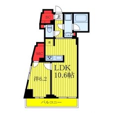 パークアクシス池袋の間取り図
