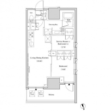 ザ・パークハビオ北千住の間取り図