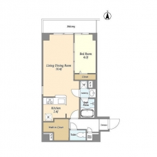 アルファコート下赤塚の間取り図