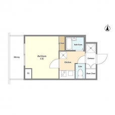 アクシーズタワー川口幸町Ⅱの間取り図