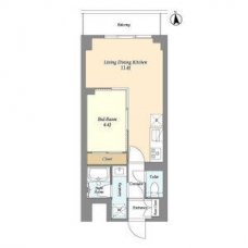 コンフォリア竹ノ塚イースト の間取り図