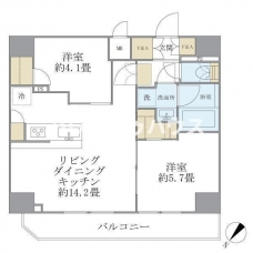 アジールコート町屋の間取り図