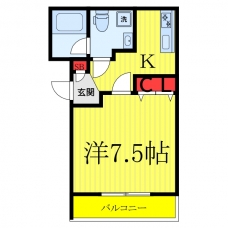 メゾンブロンの間取り図