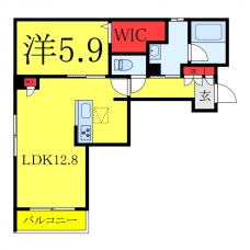セルディーナ天神の間取り図